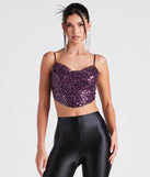 With fun and flirty details, Striking In Sequin Open Back Top shows off your unique style for a trendy outfit for the summer season!