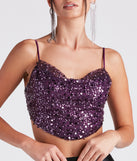 With fun and flirty details, Striking In Sequin Open Back Top shows off your unique style for a trendy outfit for the summer season!