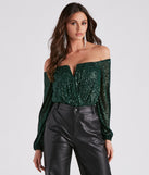 With fun and flirty details, Time To Shine Sequin Bodysuit shows off your unique style for a trendy outfit for the summer season!