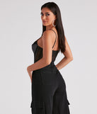 With fun and flirty details, Daring Desire Mesh Lace Bodysuit shows off your unique style for a trendy outfit for the summer season!