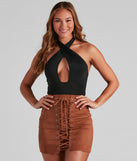 A Total Vibe Halter Bodysuit is a trendy pick to create 2023 concert outfits, festival dresses, outfits for raves, or to complete your best party outfits or clubwear!