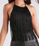 With fun and flirty details, Feelin' Fab In Fringe Bodysuit shows off your unique style for a trendy outfit for the summer season!