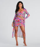 Maldives Please Tropical Mesh Bustier