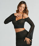 Whether fitted or flowy, the Dreamy And Divine Lace Long Sleeve Bustier is a long-sleeve top that offers endless styling options as a layer or a standalone piece to elevate your outfit for the season.