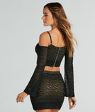 With fun and flirty details, the Dreamy And Divine Lace Long Sleeve Bustier shows off your unique style for a trendy outfit for summer!