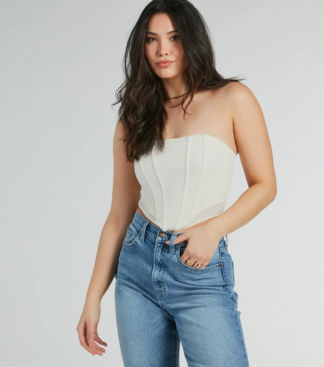 Night Out Worthy Cropped Corset Top Windsor Australia