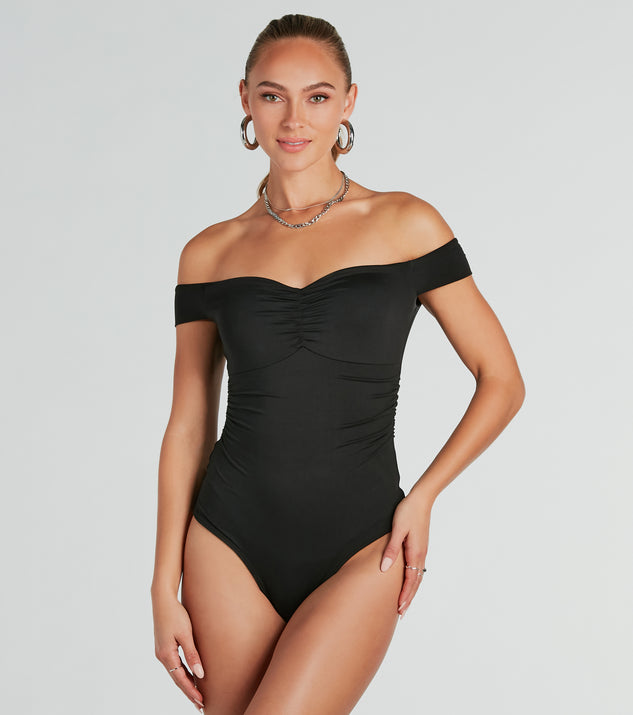 トップス yo BIOTOP One shoulder sheer bodysuit Ibiza Ezry One-Piece Swimsuit - Dusk - Body Glove