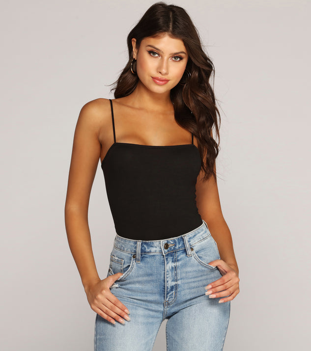 With fun and flirty details, Little Basic Bodysuit shows off your unique style for a trendy outfit for the summer season!