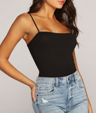 With fun and flirty details, Little Basic Bodysuit shows off your unique style for a trendy outfit for the summer season!