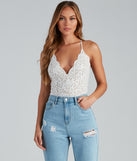 Irresistible Lace Bodysuit is a trendy pick to create 2023 festival outfits, festival dresses, outfits for concerts or raves, and complete your best party outfits!