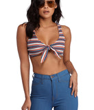 Get With The Ties Crop Top