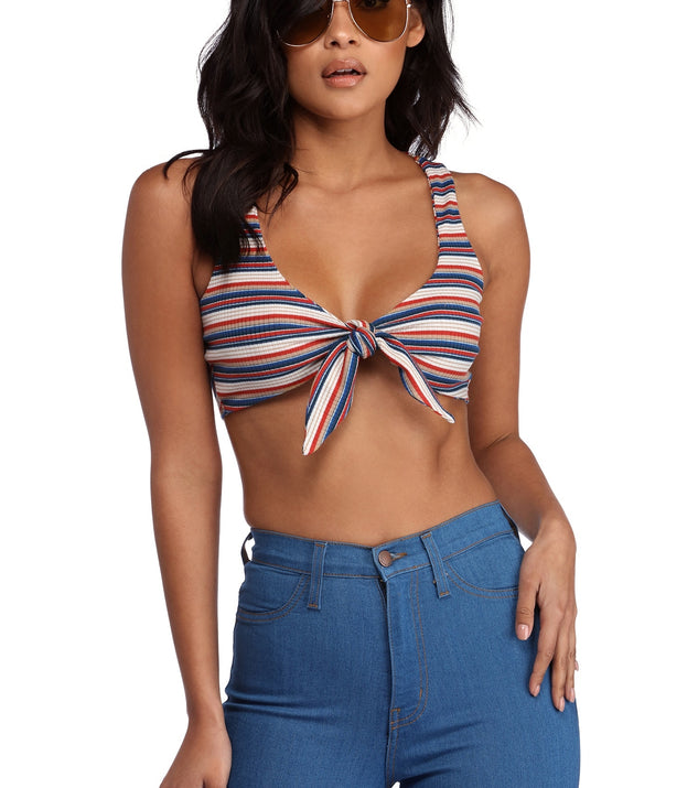 Get With The Ties Crop Top