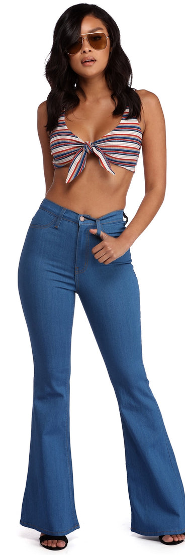 Get With The Ties Crop Top