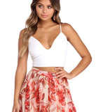With fun and flirty details, Crop Till You Drop Top shows off your unique style for a trendy outfit for the summer season!