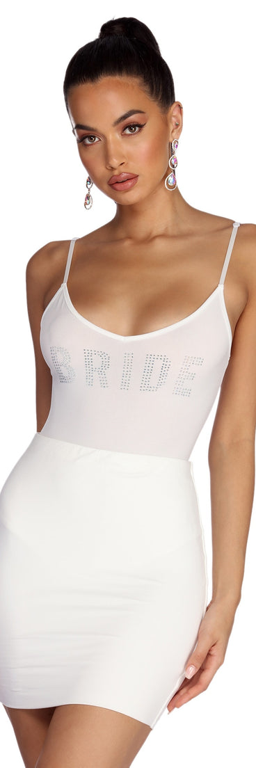 Bride Heat Stone Bodysuit