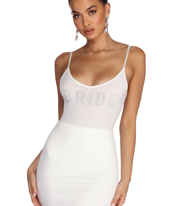 Bride Heat Stone Bodysuit