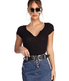 With fun and flirty details, Back To Basics Ribbed Top shows off your unique style for a trendy outfit for the summer season!