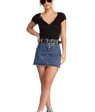 With fun and flirty details, Back To Basics Ribbed Top shows off your unique style for a trendy outfit for the summer season!