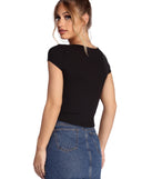With fun and flirty details, Back To Basics Ribbed Top shows off your unique style for a trendy outfit for the summer season!