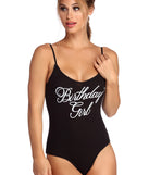 With fun and flirty details, Birthday Girl Bodysuit shows off your unique style for a trendy outfit for the summer season!