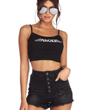 With fun and flirty details, Angel Wings Cropped Tank Top shows off your unique style for a trendy outfit for the summer season!