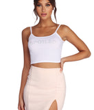 With fun and flirty details, Spoiled Heat Stone Crop Top shows off your unique style for a trendy outfit for the summer season!