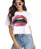 Pucker Up Graphic Top