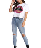Pucker Up Graphic Top