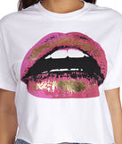 Pucker Up Graphic Top