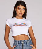 With fun and flirty details, Sunkissed Script Tee shows off your unique style for a trendy outfit for the summer season!