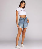 With fun and flirty details, Sunkissed Script Tee shows off your unique style for a trendy outfit for the summer season!