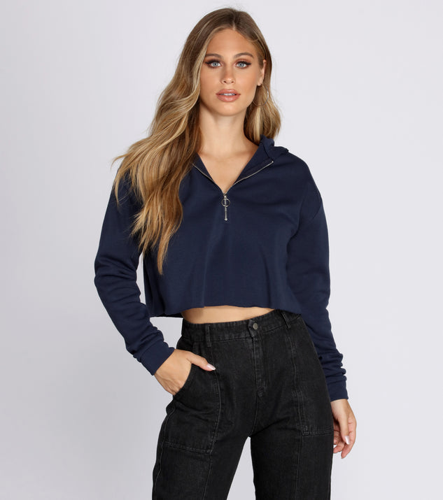 Sporty Spice Cropped Hoodie