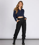 Sporty Spice Cropped Hoodie