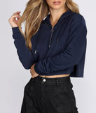 Sporty Spice Cropped Hoodie