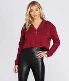Sporty Gal Cropped Hoodie