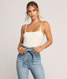Need It Now Ribbed Bodysuit