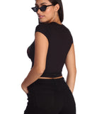 With fun and flirty details, Adventure Screen Cropped Tee shows off your unique style for a trendy outfit for the summer season!