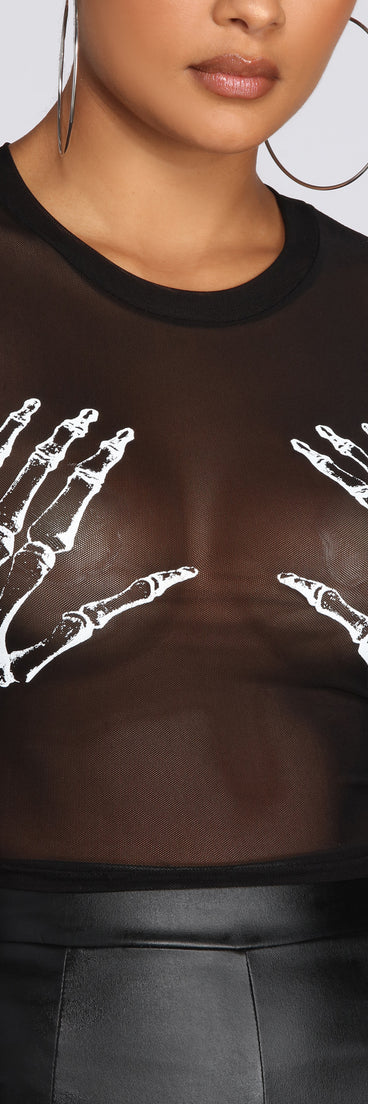 Bad To The Bone Crop Top