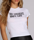 100% Leo Tee Shirt for 2022 festival outfits, festival dress, outfits for raves, concert outfits, and/or club outfits