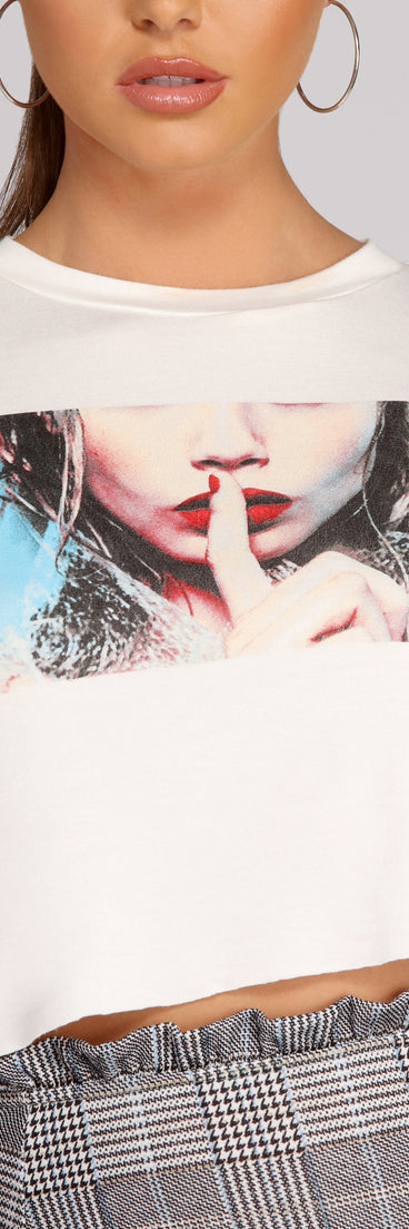 Can You Keep A Secret Crop Top