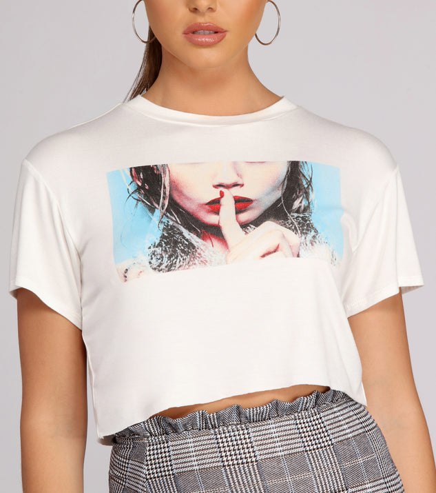 Can You Keep A Secret Crop Top