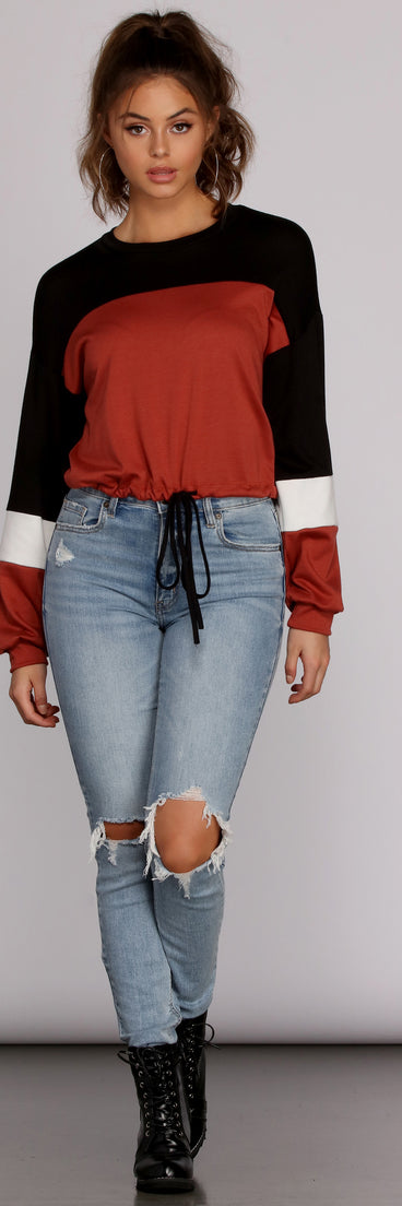 Good Sport Drawstring Top