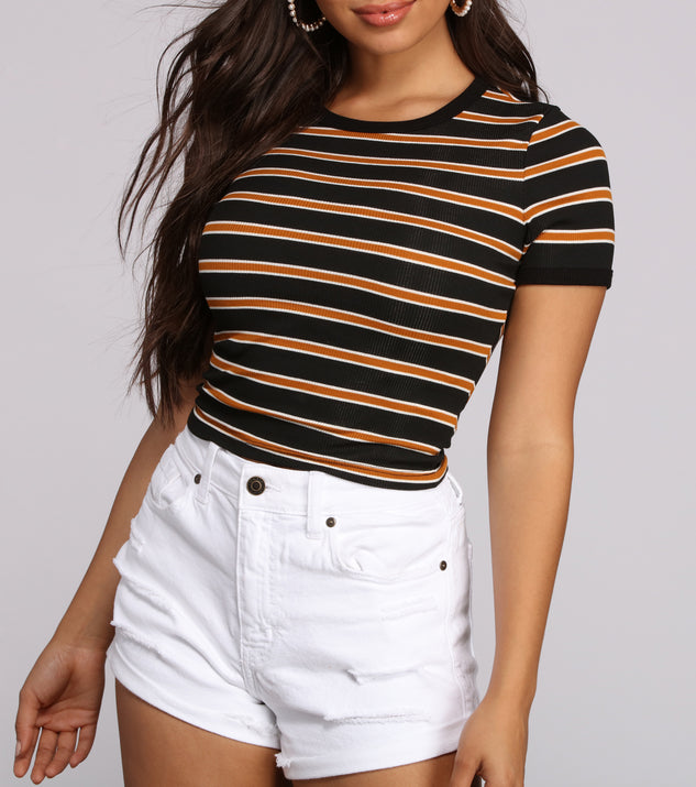 Sass It Up In Stripes Top