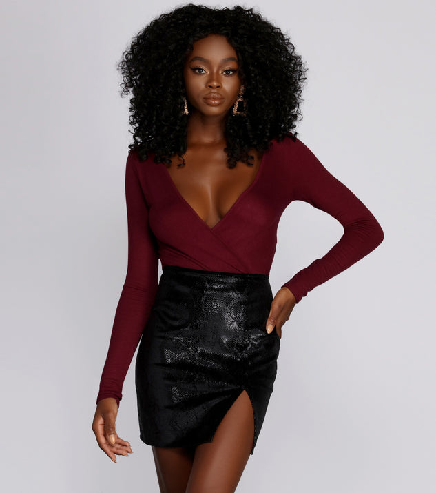 With fun and flirty details, In Knit For a Good Time Bodysuit shows off your unique style for a trendy outfit for the summer season!