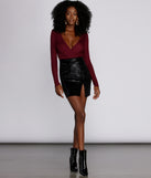With fun and flirty details, In Knit For a Good Time Bodysuit shows off your unique style for a trendy outfit for the summer season!