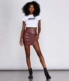 With fun and flirty details, Brat Graphic Cropped Tee shows off your unique style for a trendy outfit for the summer season!