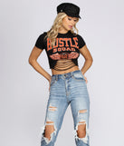 With fun and flirty details, Hustle Squad Slashed Crop Top shows off your unique style for a trendy outfit for the summer season!