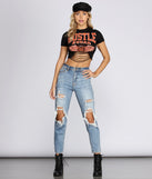 With fun and flirty details, Hustle Squad Slashed Crop Top shows off your unique style for a trendy outfit for the summer season!
