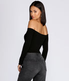 Off Shoulder Tie Front Crop Top