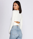 With fun and flirty details, Wrap Waist Ribbed Crop Top shows off your unique style for a trendy outfit for the summer season!